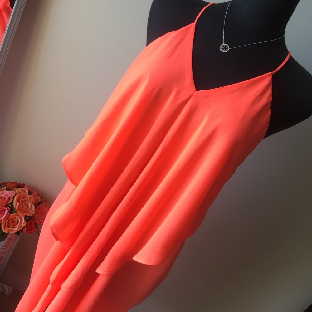 Charlotte Russe Coral Dress Size Large